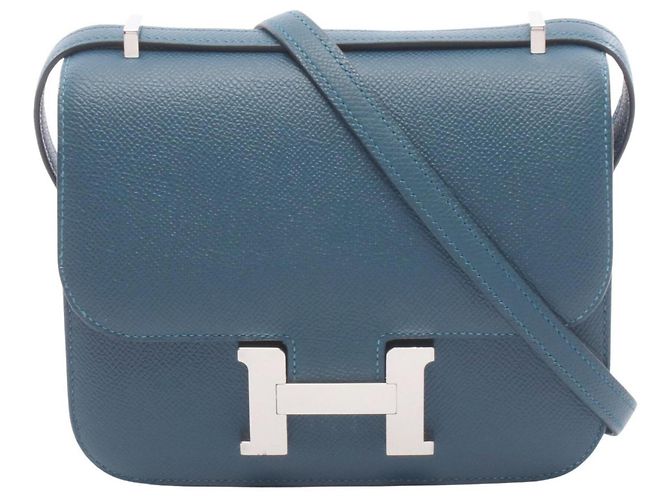 Hermès Bolsa Hermes Constance 3 Mini Colvert Verde