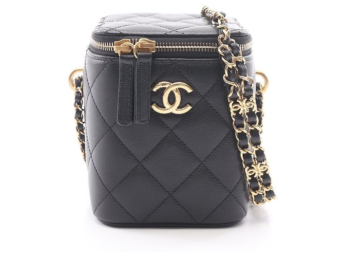 Bolsa de Vanity Matelassé Chanel Preto