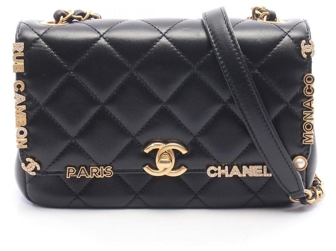 Timeless Borsa Chanel Mini Flap Nero