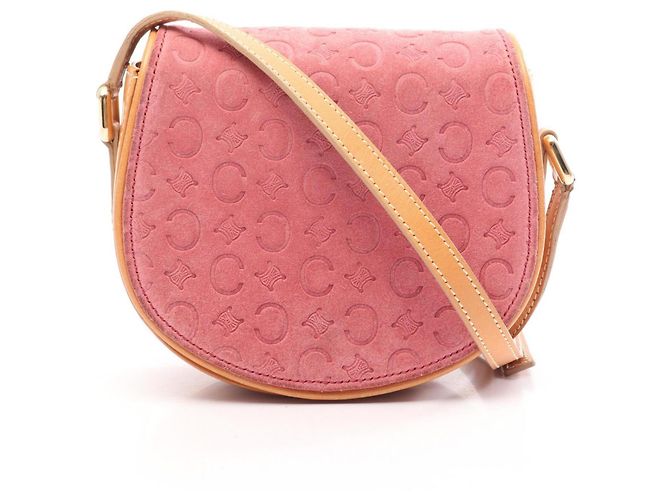 Céline Borsa a Spalla Celine C Macadam Rosa Beige