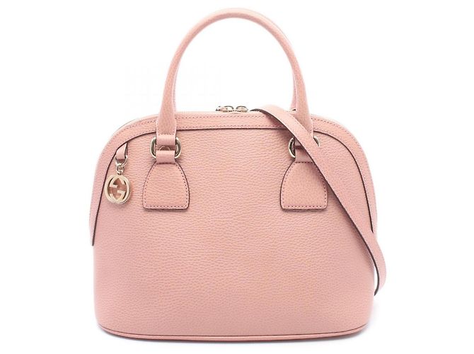 Bolsa 2 Way Gucci Interlocking G rosa