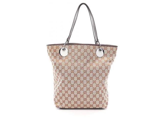 Borsa Tote Gucci Eclipse GG Canvas Marrone Beige