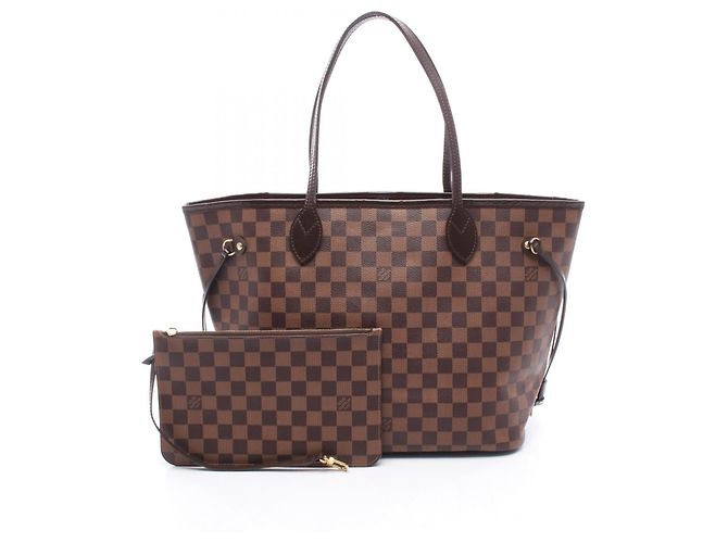 Sac cabas Louis Vuitton Neverfull MM Marron