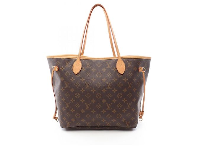 Borsa Tote Louis Vuitton Neverfull MM Marrone