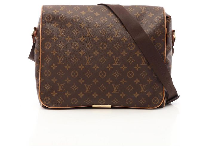 Borsa a Spalla Louis Vuitton Abbesses Monogram Marrone