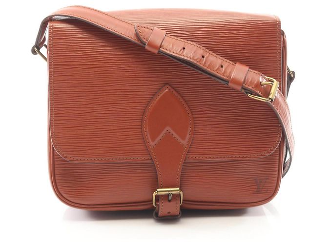 Borsa a tracolla Louis Vuitton Cartouchiere Marrone