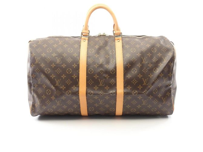 Bolso Boston Louis Vuitton Keepall 55 Castaño