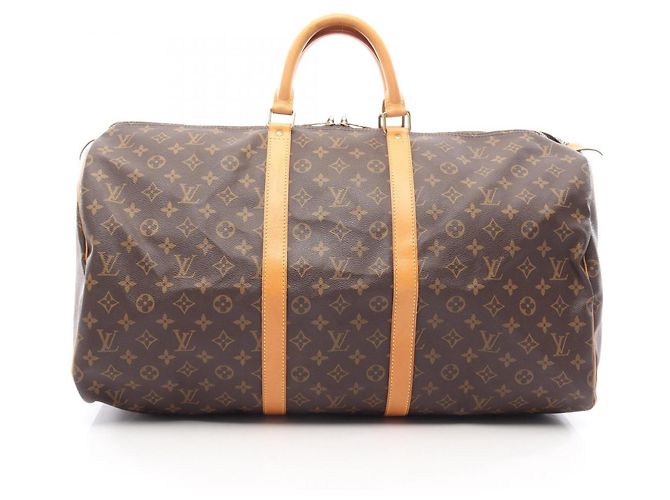 Sac Boston Louis Vuitton Keepall 55 Marron