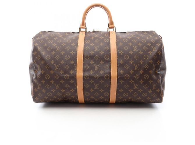 Borsa Boston Louis Vuitton Keepall 55 Marrone