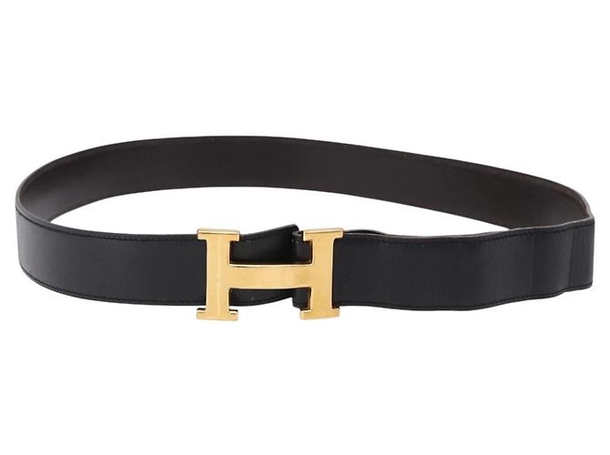 Hermès Hermes Constance Reversible Belt Leather Medium Black