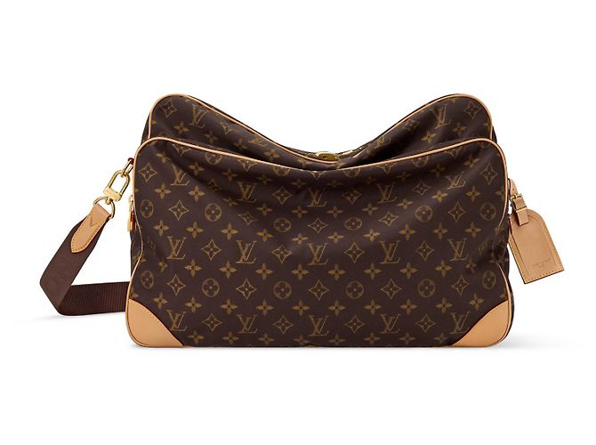 Louis Vuitton 45 Nil Travel Silk tech Marron Monogramme