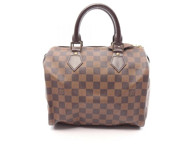 Bolsa Louis Vuitton Speedy 25 Damier Ebene Marrom