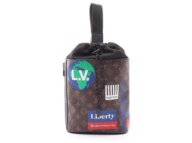 Borsa a tracolla Louis Vuitton Chalk Marrone Multicolore