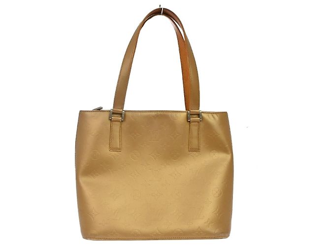 Louis Vuitton Mat Stockton Monogram Vernis Dorado