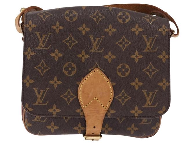 Louis Vuitton Cartouchiere Monogram MM Marrom