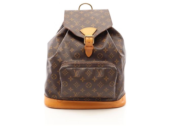 Louis Vuitton Montsouris GM Backpack Brown
