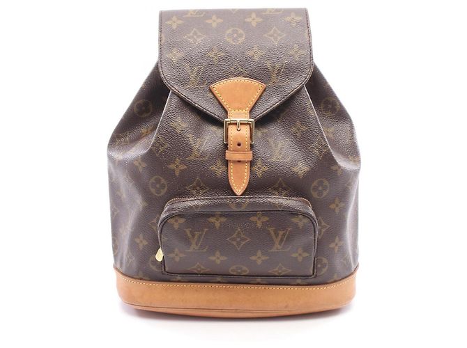 Louis Vuitton Montsouris MM Backpack/Handbag Brown