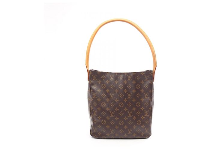 Borsa a Spalla Louis Vuitton Looping GM Monogram Marrone
