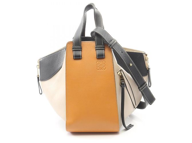 Bolsa Loewe Hammock Small 2-Way Marrom Preto
