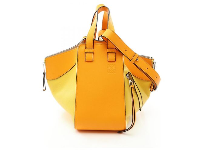 Borsa Hammock Loewe Small Borsa a mano 2-Way Arancione Giallo