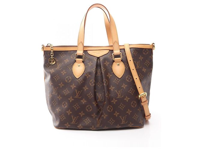 Borsa 2-Way Louis Vuitton Palermo PM Monogram Marrone