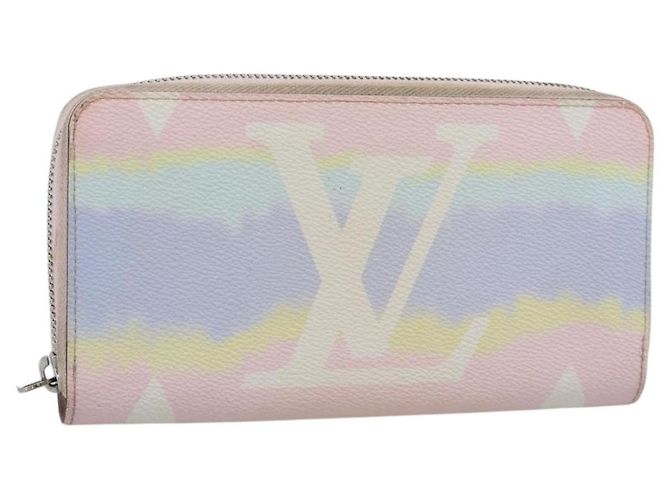 LOUIS VUITTON Cartera Zippy Monogram Escal Cartera Larga Rosa M69110 LV Auth 190680