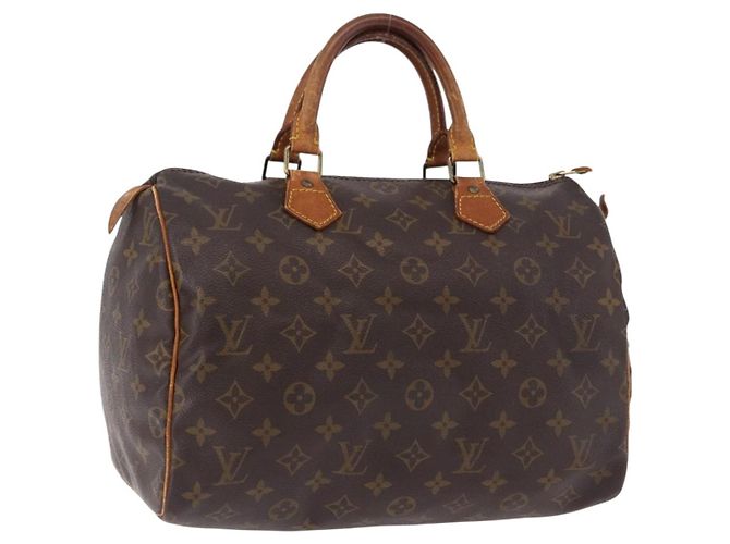 LOUIS VUITTON Sac à main Monogram Speedy 30 M41526 LV Auth 191366 Monogramme