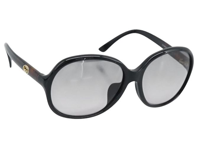 Gafas de sol GUCCI de plástico marrón oscuro oro Auth ep15136A Dorado