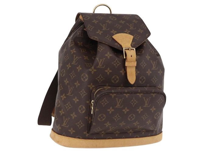 LOUIS VUITTON Monogram Montsouris GM Backpack M51135 LV Auth ar14036A