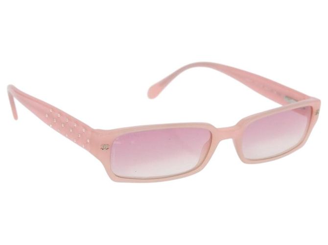 Gafas de sol CHANEL de plástico Rosa CC Auth BA14385M