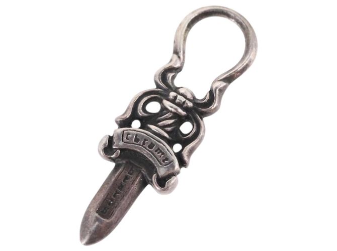Chrome Hearts Dolch Anhänger Charm Top Ag925 Silber Authentisch 192165M