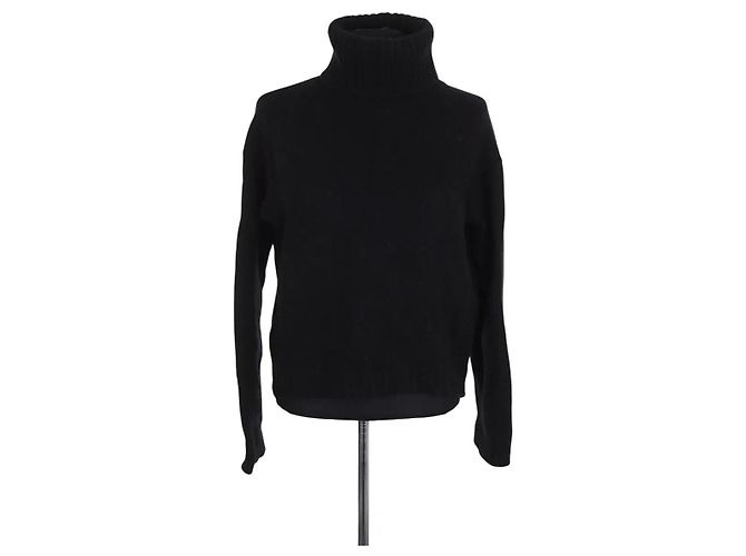 Pull en laine noir Prada