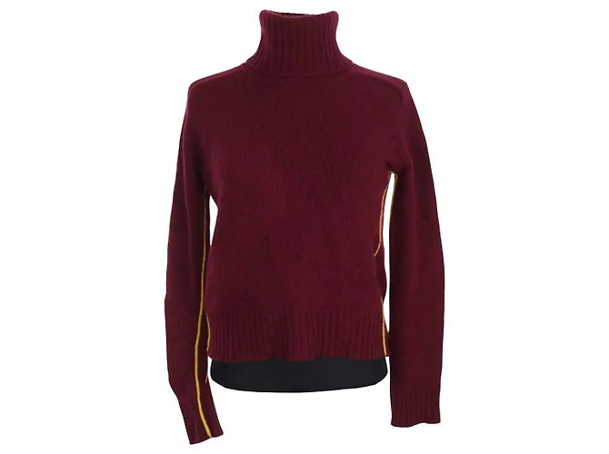 Pull Prada en laine bordeaux