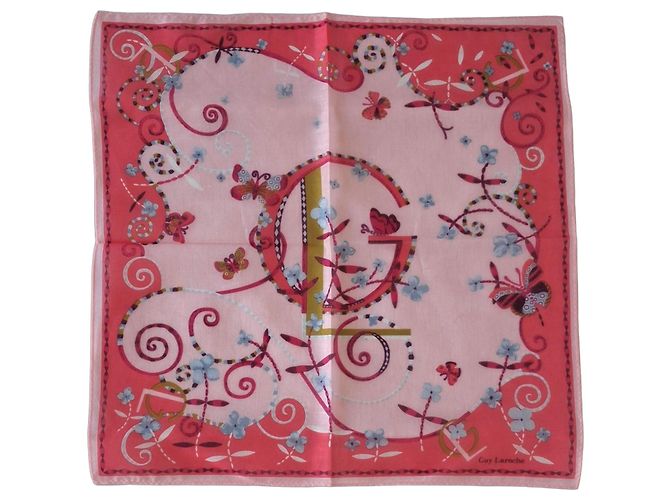 Bandana Guy Laroche Floral Rosa