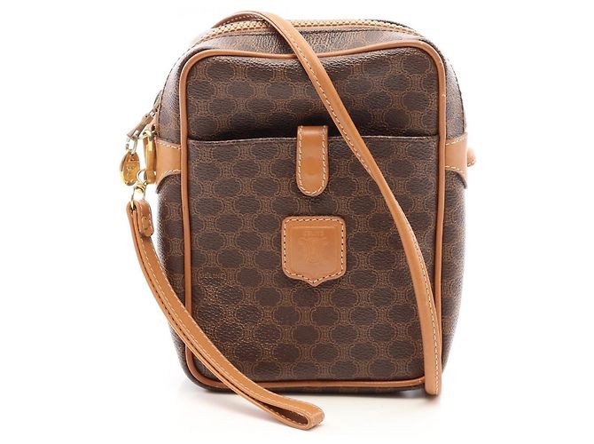 Céline Bolsa de Ombro Celine Macadam Marrom