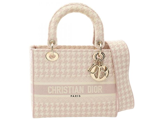 Christian Dior Dior LADY D-LITE Handtasche Medium Pink Roh