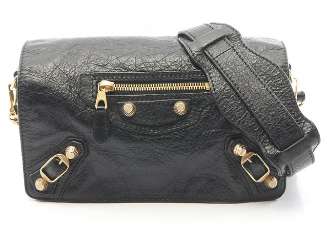 Borsa a tracolla Balenciaga Giant Toolkit Nero