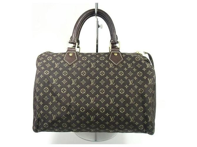 Louis Vuitton Speedy 30 Monogram Mini Lin Marrom Monograma