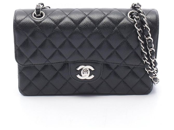 Borsa a Spalla Chanel Matelassé Double Flap Nero