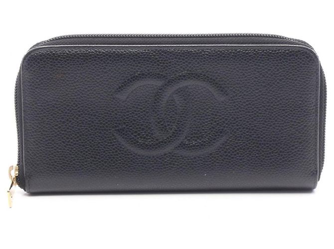 Portafoglio lungo Chanel Coco Mark Nero