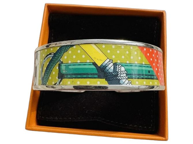 Hermès Collier de Chien Armband Weiß Rot Mehrfarben Grün Lila Gelb