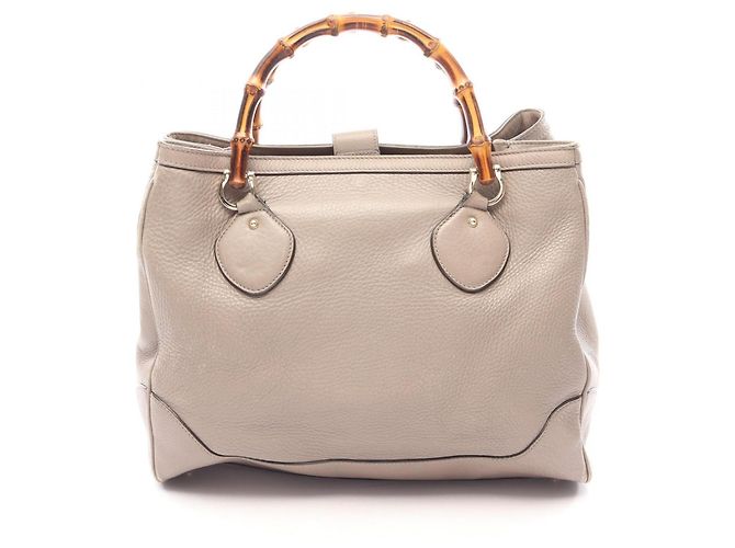 Gucci Bamboo Tote Bag Beige