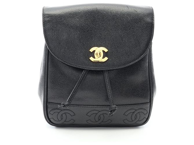 Zaino/Borsa Chanel Triple Coco Nero