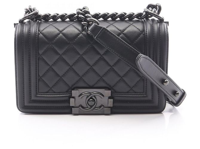 Borsa a Spalla Chanel Boy Small Nero