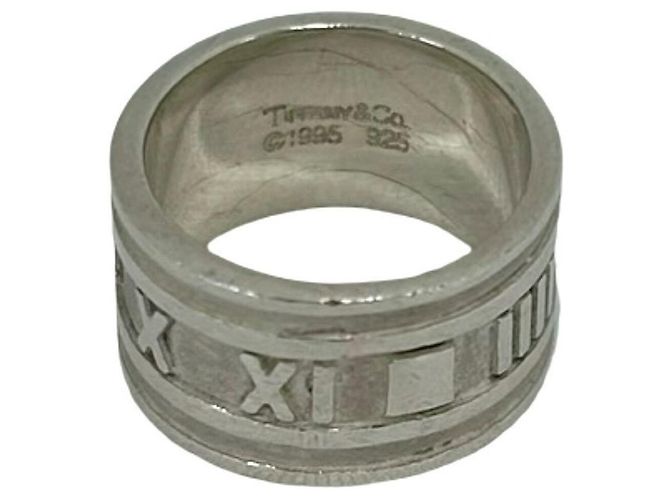 Tiffany & Co Tiffany Vintage Wide Atlas Ring Silber