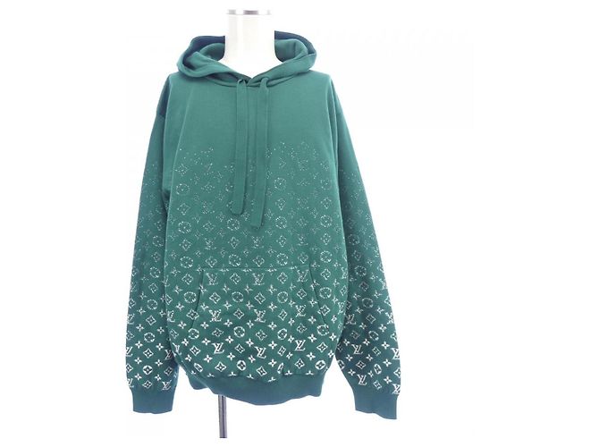 Moletom Louis Vuitton Monogram Gradient Branco Verde 