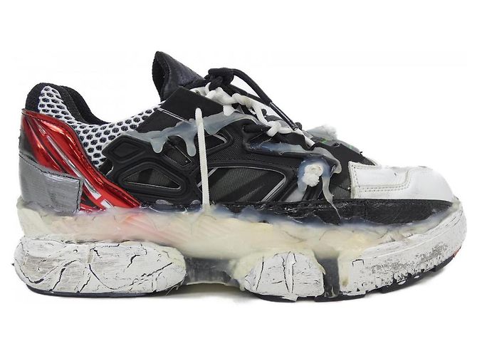 Maison Martin Margiela Maison Margiela Sneaker Schwarz Weiß Rot