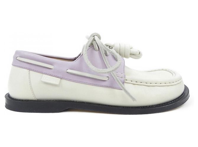 Loewe Leder-Sneaker Weiß