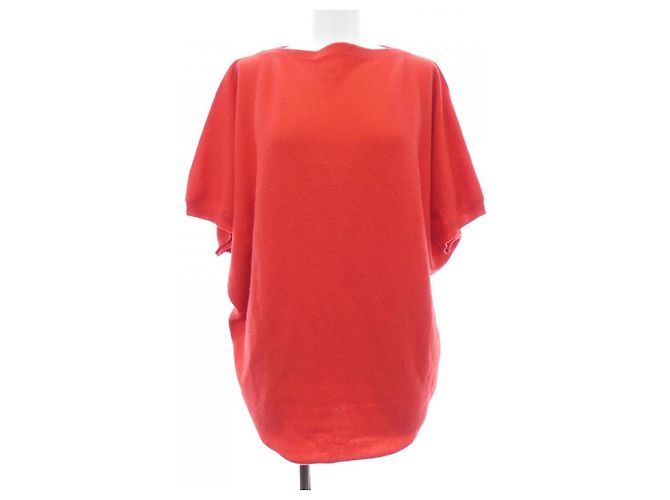 Hermès 56-7702 Punto de cachemira 38 Roja