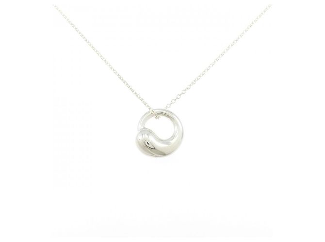 Tiffany & Co Tiffany Eternal Circle 925 Silver Necklace Silvery